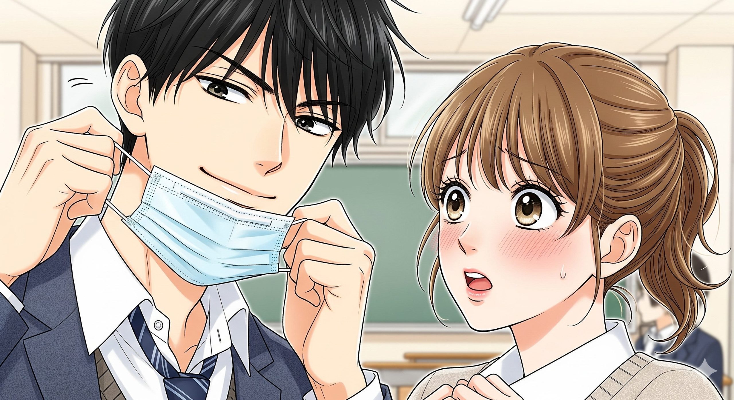 マスクを取った奏多くんはえっちで溺愛で、ちょっと腹黒い